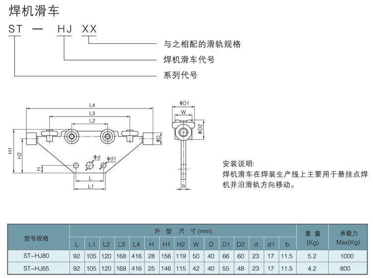 焊机滑车